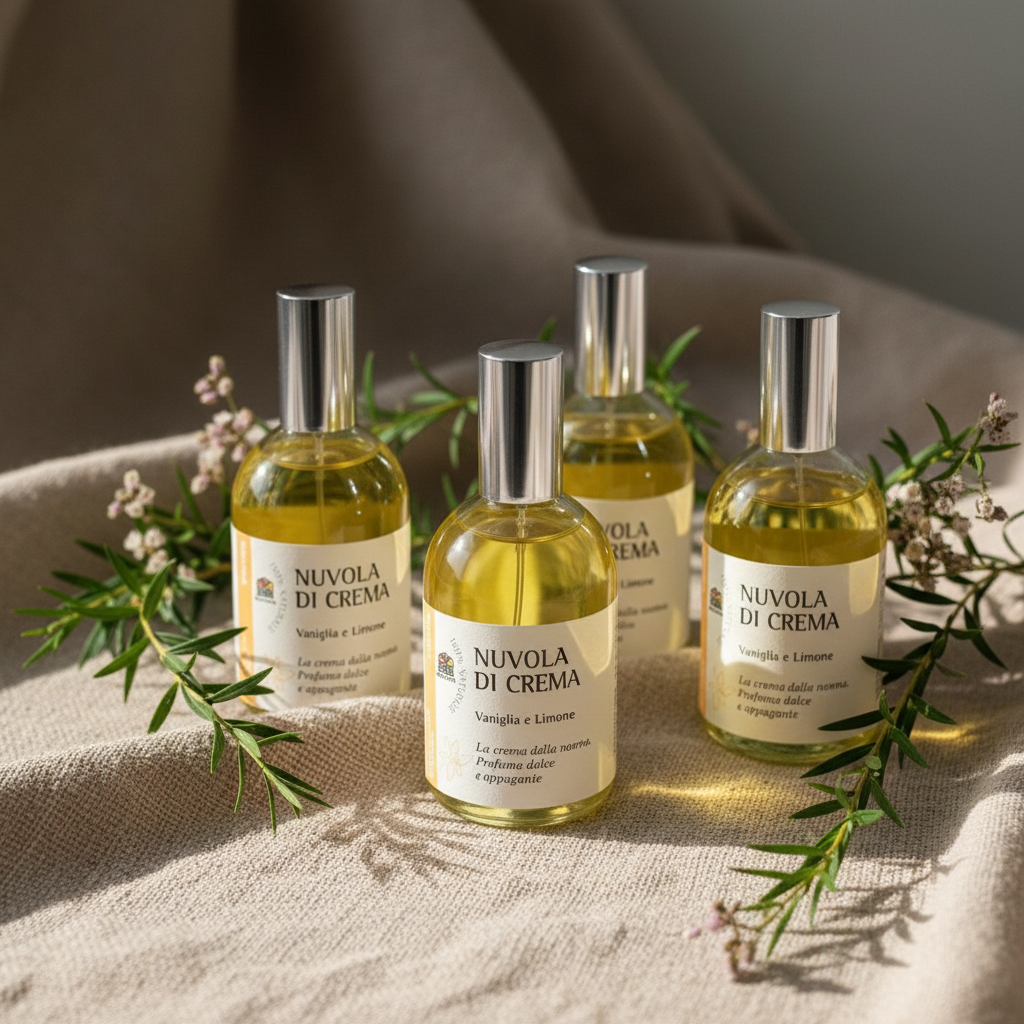 nuvola di crema - profumo naturale con vaniglia e limone