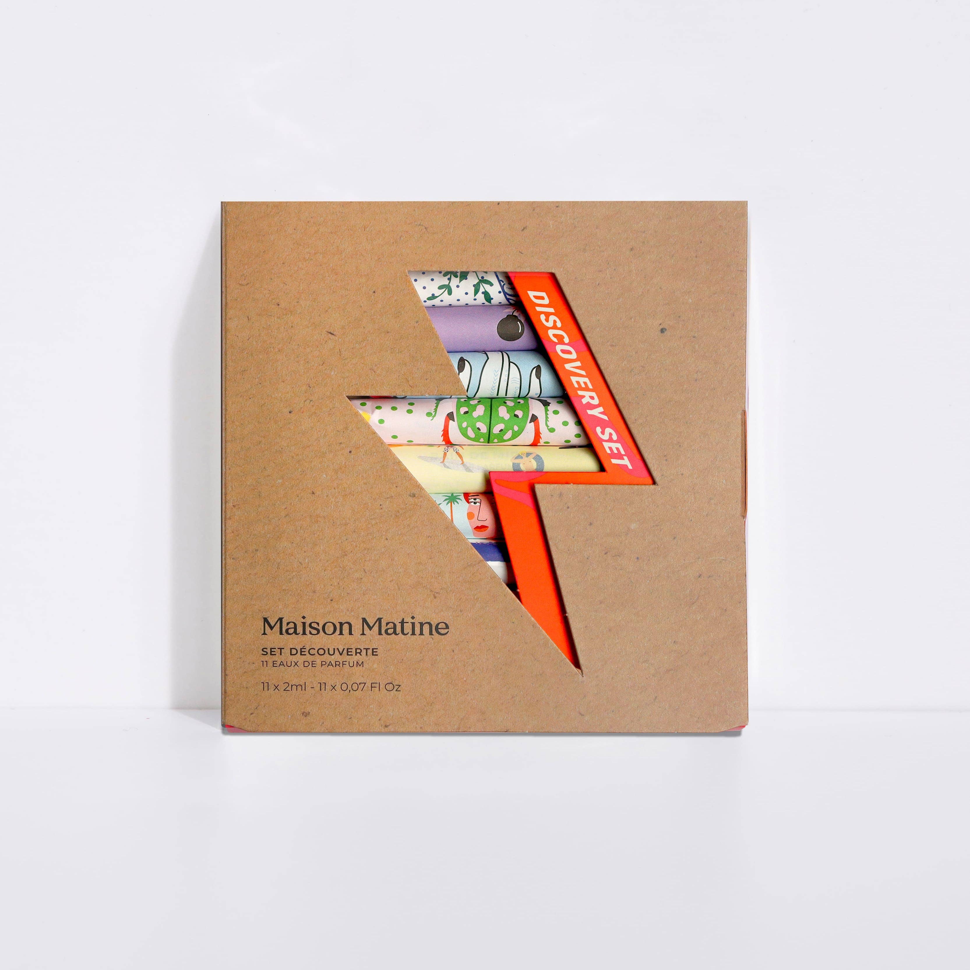 set 11 profumi da 2 ml con illustrazioni