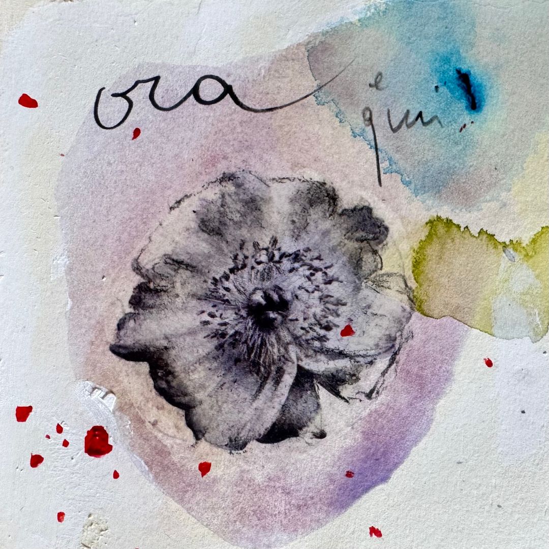 RINASCITA IV - OPERA ORIGINALE - cm 15x15